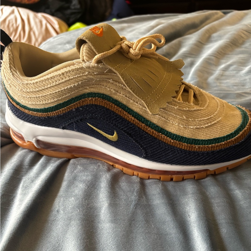 Nike Golf Tan and Orange Sneakers
